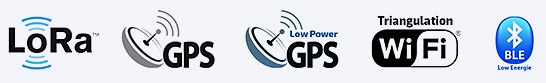 Micro Tracker Abeeway : GPS/LP-GPS LoRaWAN WiFi BLE + Capteurs, boutons  d'alerte et